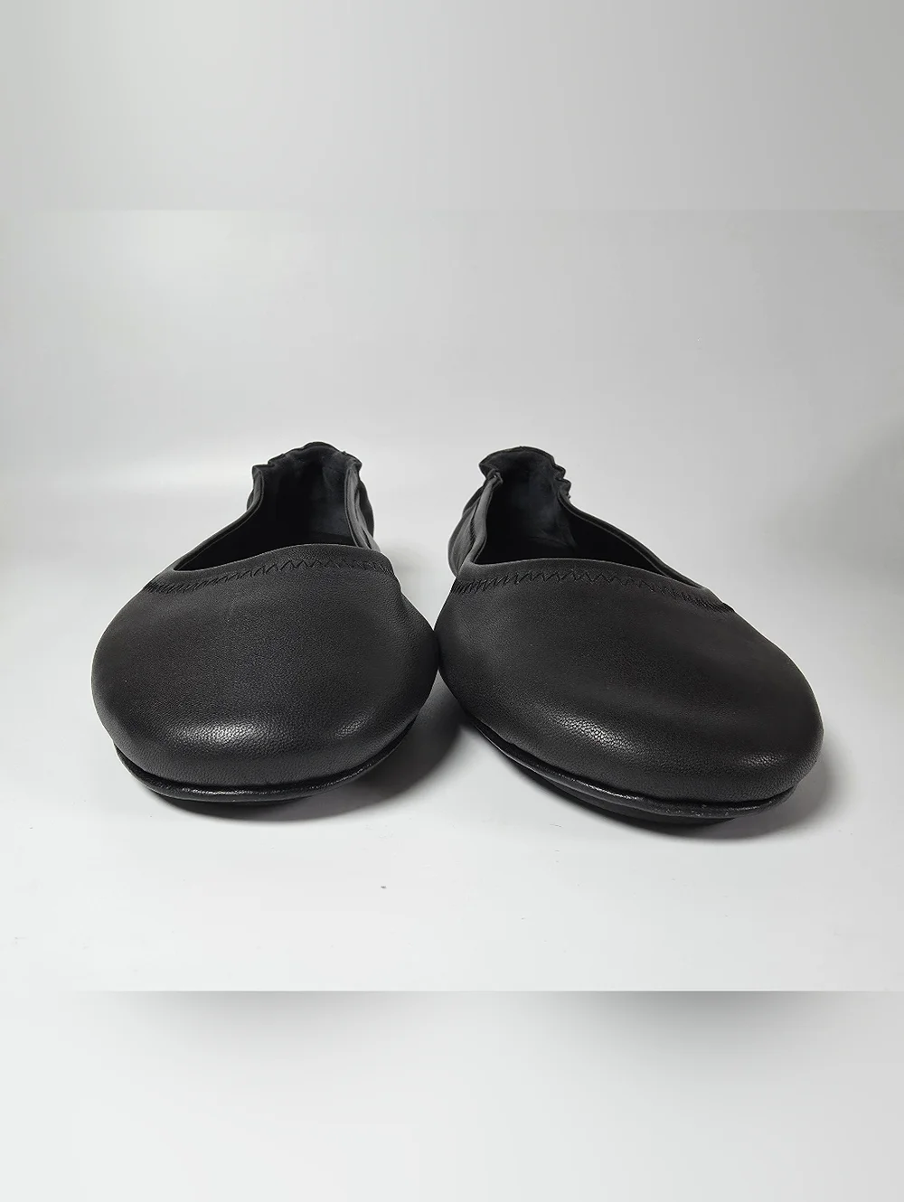 Quince Italian Leather On-The-Go Black Ballet Flat Woman's Size 10 - Picture 7 of 13